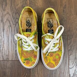 Vans Sunflower Vincent Van Gogh Yellow/Green Shoes
